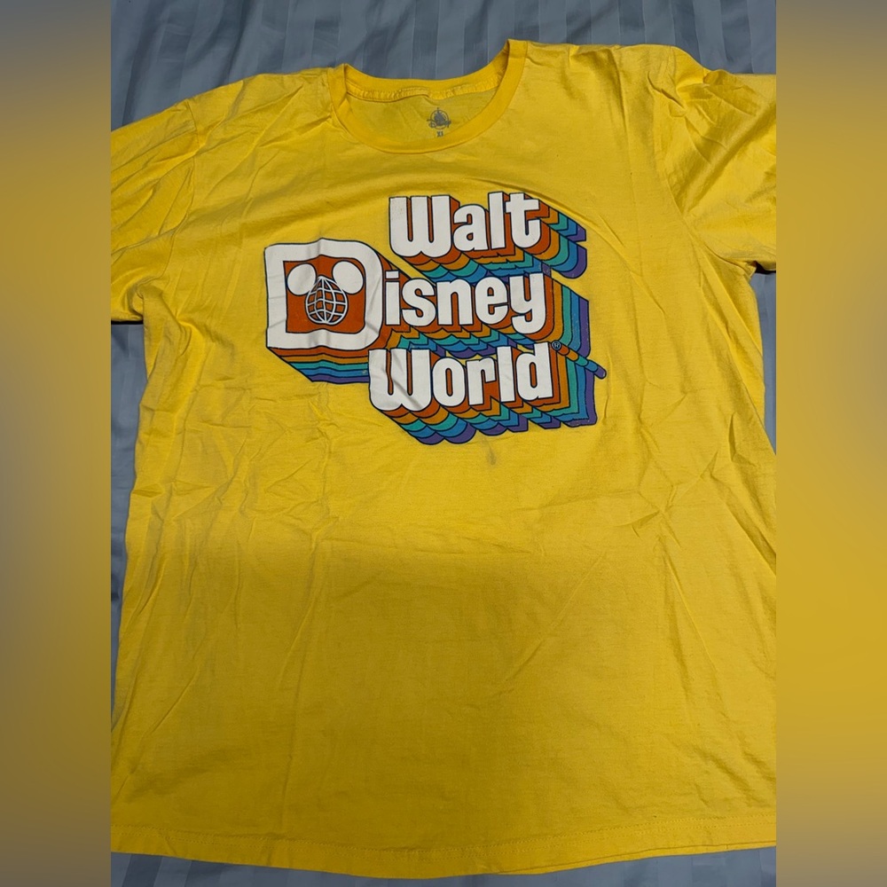 Disney Vibrant Yellow Graphic Tee
